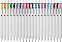 Nouveau stylo gel pression couleur Morandi 0,5 mm, encre multicolore, personnalisable avec logo, papeterie étudiante, cadeau publicitaire en plastique avec colle en spray