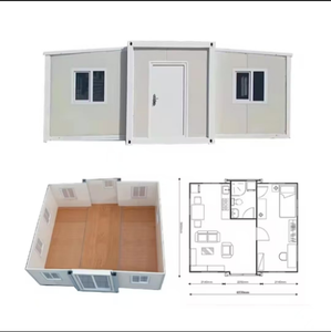 Caja de exportación móvil plegable de acero personalizada de fábrica, paquete plano rentable, oficina, Villa, apartamento, uso al aire libre - Product Image 1