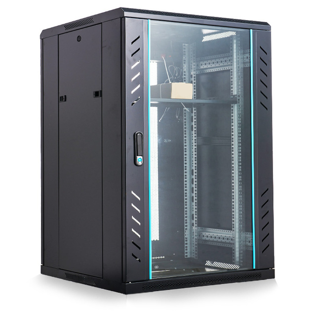 High Quality 4U 6U 9U to 24U Wall-Mounted Network Cabinet Rack Electronic Capacity Server Rack in Stock for Data Centers 19-Inch