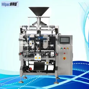 Factory price multifunction vertical form filling sealing pellet almond packaging machine snack package machinery