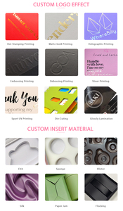 주문을 받아서 만들어진 포장 및 로고 인쇄 verpackung 마분지 포장 우송자 emballage 판지 포장을 위한 까만 우송 상자 - Product Image 6