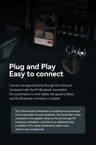 Receptor y Transmisor Inalámbrico PIX-LINK para Auto 5.0 con Llamadas Manos Libres para Música y Audio - Product Image 4