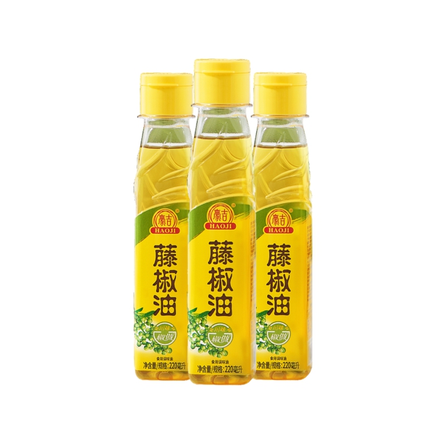 Haoji Goede Smaak Groothandel Toonaangevende Merk Beste Prijs Bieden Private Label Sichuan Cuisine Rotan Peper Olie Voedsel Kruiden