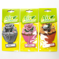 Déodorant personnalisé pour arbre de forme personnalisée Nouvelles cartes Parfum en papier parfumé Désodorisant pour voiture suspendu en gros