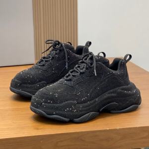 Chaussures plateforme de haute qualité avec diamants incrustés, dotées d'un matériau en maille luxueux, adaptées aux hommes et aux femmes. - Product Image 3