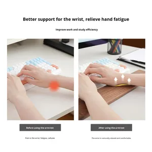 Puselife đen óc chó rắn gỗ cơ khí bàn phím Palm phần còn lại cổ tay hỗ trợ nâng cao Trung Quốc - Product Image 3