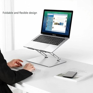 Soporte ergonómico para portátil, ángulo ajustable, elevador portátil para portátil, soporte plegable para portátil para escritorio de 15,6 <span class=keywords><strong>pulgadas</strong></span> - Product Image 4