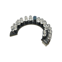 Placa PCBA IR con 24 LEDs SMT, Módulo LED de 1 oz de Cobre, Diseño Personalizado, Luz IR, Piezas Electrónicas, Monitor, Cámara CCTV, Suplementario