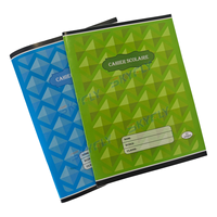 Cahier scolaire A5 personnalisé, cahier africain 100 pages, lignage français, cahier d'exercices A5 200 pages pour étudiants