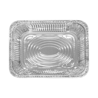 Yaoshi Robuste Aluminiumfolie-Dampfbehälter 6,3 cm Tiefe Einweg Umweltfreundliche Rechteckige Behälter 100 Stück in Atlanta