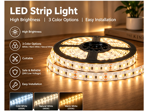 24V Dual-Weiß CCT <span class=keywords><strong>LED</strong></span>-Streifen 2835 120LED/m Lauflicht Adressierbar Dimmbar Flexibler Streifen für Heimdekoration - Product Image 1