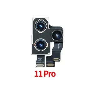 عودة كاميرا خلفية آيفون X XR XS ماكس الرئيسي كابل استشعار مرن ل فون 11 برو ماكس كاميرا خلفية قطع غيار الكاميرا