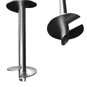 تصميم بالجملة مربع حلزوني المسمار كومة قدم عززت الأساس حلزوني لحمام السباحة - Product Image 2