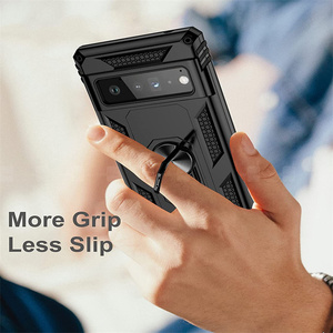 Hot bán đen chống sốc Chân đế điện thoại trường hợp bìa cho Google Pixel 6 7 8 9 Pro handyhulle - Product Image 2