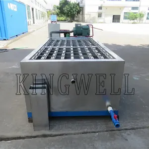 Kingwell salt water 500kgs to 200tons block ice plant machine for haiti/venezuela/peru