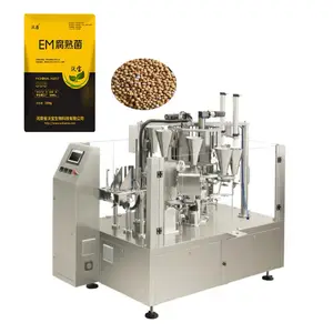 Máquina de embalagem automática multifuncional de sacos pré-fabricados para embalagem de sementes de fertilizantes