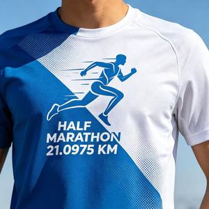 Camisetas Deportivas al por Mayor, Camisetas de Poliéster Personalizadas por Sublimación, Impresión de Camisetas Promocionales, Camisetas Blancas para Maratón y Carreras - Product Image 2