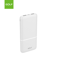 Mini Sim Banques d'alimentation portables Fabriquées sur mesure Batterie de charge de téléphone portable double USB Banque d'alimentation électronique 10000mah