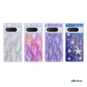 Coques de téléphone tendance en nacre pour Pixel 8 7 Pro, fabriquées par des fabricants de premier plan, en TPU et PC, coque arrière de téléphone - Product Image 6
