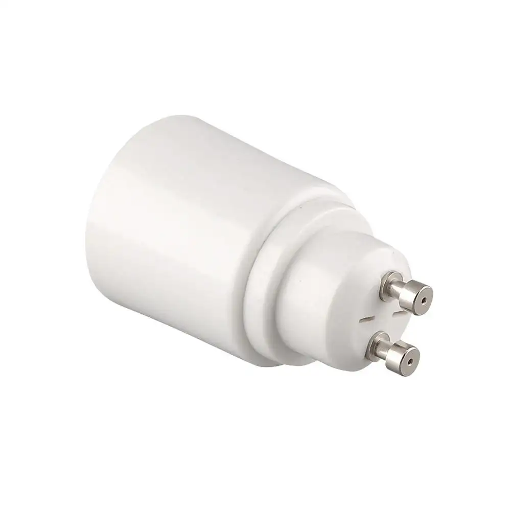 GU10 to E27 Lamp Holder Base Bulb Socket Adapter GU10 Male To E27 Female Fireproof LED Lighting Adapter Converter