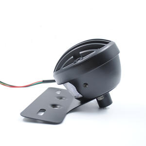 Motorcycle LED Tail <b>Light</b> with Bracket Motorcycle Tail <b>Lights</b> Metal Grille Tail <b>Light</b> Suitable for Harley - Product Image 2