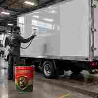 Peinture émail alkyde haute brillance séchage rapide anti-corrosion pour châssis de remorques, châssis de camions, semi-remorques