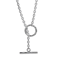 Colliers ras de cou à fermoir fin pour femmes, chaînes en argent sterling 925, chaînes tendance, collier pour filles, bijoux personnalisés de créateur