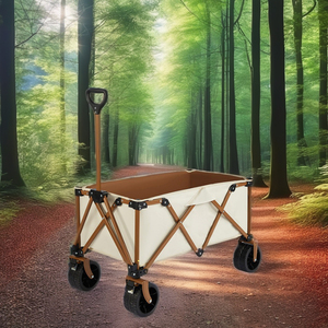 Wind Valley portátil dobrável quatro rodas carrinho Oxford Material Outdoor <span class=keywords><strong>Camping</strong></span> Dinner Gatherings Pequenos acampamentos usam o saco - Product Image 4