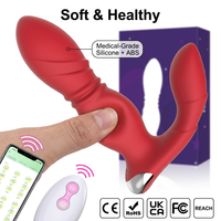 CE FCC RoHS UKCA REACH Zertifiziert 10 Jahre Serviceerfahrung Amazon FBA Prep Smart App Fernbedienung 9 Frequenzen Teleskop-Vibrator