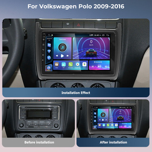Autoradio 2 DIN de qualité abordable pour VW Volkswagen Polo 2009-2017 6R, Android Auto sans fil, GPS, CarPlay - Product Image 2