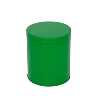 Boîte en métal à impression personnalisée de qualité alimentaire pour l'emballage de bonbons en poudre de chocolat Boîte ronde en fer blanc avec couvercle