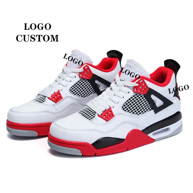 Custom High Quality Top Retro Small Moq=1 Hand Customize AJ 4 Basketball Style Shoes Men And Women