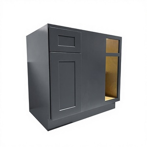 Factory Price Wholesale Kitchen Cabinets Vietnam Solid Wood <b>Blind</b> Base Corner Cabinet Shaker Style Cabinet For US Kitchen - Product Image 1