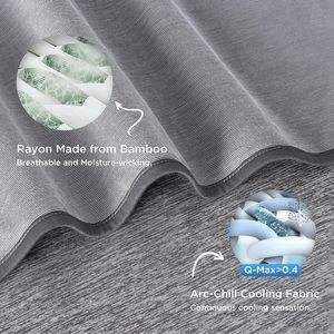 <span class=keywords><strong>Couverture</strong></span> d'été légère en rayonne et bambou, matelassée, style moderne, fraîche, taille personnalisée, pour les personnes ayant chaud la nuit - Product Image 5