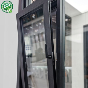 Nfrc Thermal Break Aluminum Alloy Tilt Turn <b>Windows</b> Double Glazed Energy Efficient Soundproof Inward <b>Window</b> - Product Image 5
