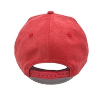 Bordeauxrode Kastanjebruine Corduroy Ongestructureerde Snapback Cap Met 5 Panelen