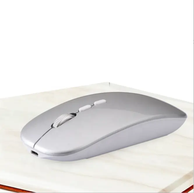 새로운 블루투스 듀얼 모드 충전식 무선 마우스 5.0 음소거 글로우 사일런트 노트북 2.4G USB 무선 마우스