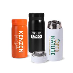 Vaso Térmico de Acero Inoxidable 304 de Doble Pared con Logotipo Personalizado, 10 Oz/300 ml, para Llevar en los Bolsillos, Botella de Agua - Product Image 6