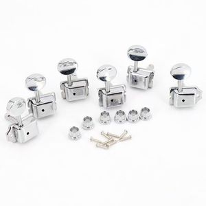 Afinador de guitarra eléctrica Vintage SQ, cabezal de máquina de cuerdas semicerrado con Tombol de bajo de plástico para ajuste de cuerdas - Product Image 1