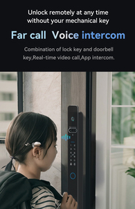 Tysh ngoài trời nhôm tự động điện <span class=keywords><strong>wifi</strong></span> máy ảnh vân tay kỹ thuật số tuya 3D nhận dạng khuôn mặt đám mây thép cửa thông minh khóa - Product Image 6