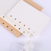 A7 A6 A5 Recharges de papier pour plan hebdomadaire et mensuel Page intérieure Cornell Cahier à spirale de 45 feuilles Pages de reliure à feuilles mobiles