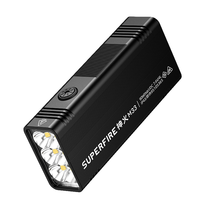 Lampe torche tactique industrielle M33 haute puissance 8000 lm, 90 W, six mèches, LED rechargeable, IP44, pour utilisation d'urgence