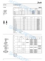 Vanne d'expansion en laiton Danfoss TEZ20 067B3371 TEZ55 067G3240 pour système de réfrigération externe d'égalisation de chambre froide R407C
