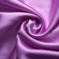 Tissu satiné charmeuse en polyester recyclé 100% recyclable Poly Matt