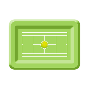 DAMAI Nuevo Juego de Platos de Papel Desechables con Forma de Pelota de Tenis para Decoración de Fiestas, Suministros para Fiestas de Cumpleaños - Product Image 6