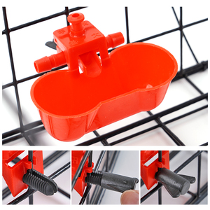 <span class=keywords><strong>Precio</strong></span> bajo rojo doble tazón pollitos bebedero de agua automático pollo loro paloma plástico bebedero agua <span class=keywords><strong>para</strong></span> aves de corral - Product Image 5
