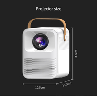 Mini projecteur LCD intelligent portable LED 1080P Full HD 4K Android WIFI rechargeable avec haut-parleurs stéréo HIFI pour smartphone et usage domestique