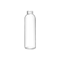 Gobelet de voyage en verre transparent pour jus et eau, avec couvercle en acier inoxydable 304, 500 ml, 1000 ml, durable, réutilisable, compatible lave-vaisselle, silicone