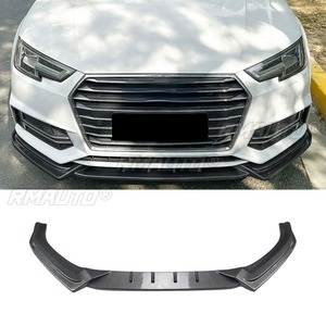 For Audi A4 B9 <b>Sline</b> 2017-2019 Car Front Bumper Lip Splitter Diffuser Body Kit Bumper Guard Protector Cover Car Accessories - Product Image 3