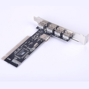 Carte d'extension PCI vers USB 2.0, Hub interne à 4 ports pour ordinateur de bureau - Product Image 2